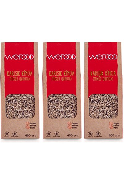Wefood Karışık Kinoa 3'lü Fırsat Paketi