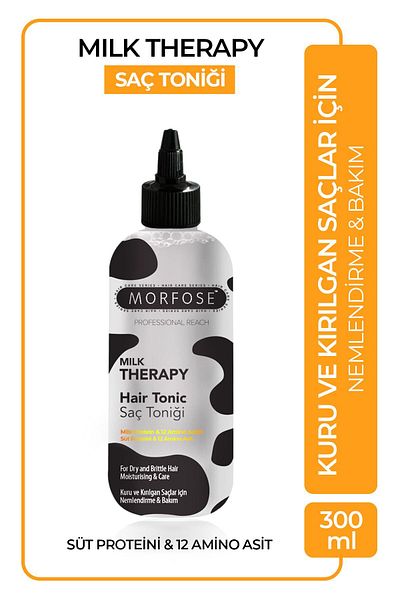 Morfose 300 ml Milk Therapy Moisturizer - Anti-Dandruff, Nourishing and Shine Hair Tonic