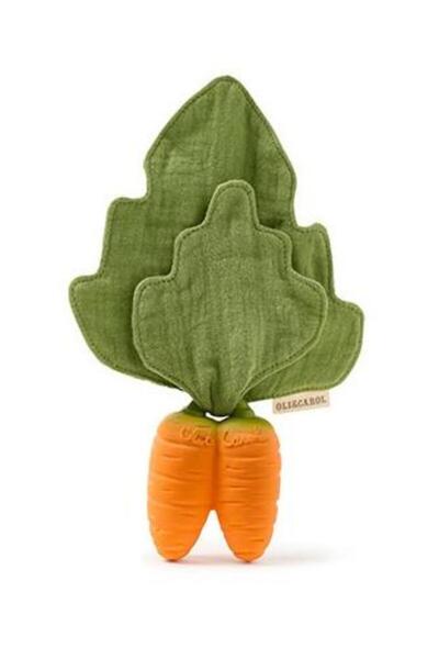 OLI&CAROL Cathy Havuç Doudou Mini Diş Kaşıyıcı