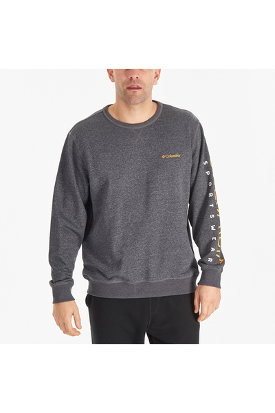 Columbia Csc M Basic Sleeve Prınt Crew Erkek Sweatshirt