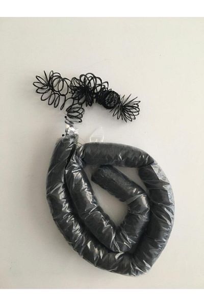 Trendhobievim Μαύρα μαλλιά Amigurumi Curly Tube