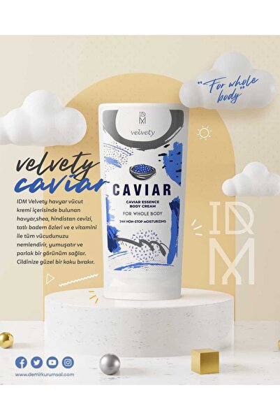 IDM VELVETY Idm Concept Velvety Caviar Body Cream / Havyarlı Vücut Kremi 250 ml