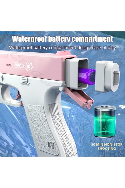 PeriYedi Lock Tazyikli Şarjlı Yaz Mini Su Tabancası Çocuk Deniz Plaj ve Açık hava Oyuncağı Yeni Ürün