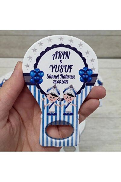 onuratasarlat Sünnet Hatırası Açacak Magnet Hediyelik 25 Adet