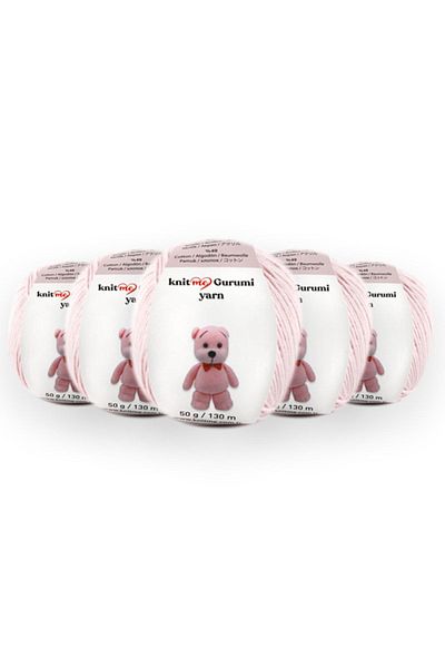 knitme Γκουρούμι 5 Πακέτο Αμιγκούρι, Punch Χειροποίητο Νήμα Τaka Yarn (ka4004)