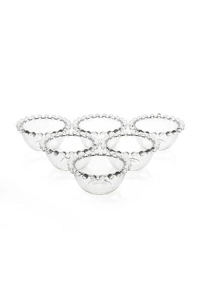 Rayan Glass Tala Bowl - 6-Piece Beaded Jam Bowl