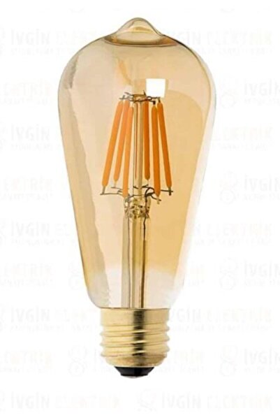 Lambada Led E27 Ampül Rustik G95 Balon 6w