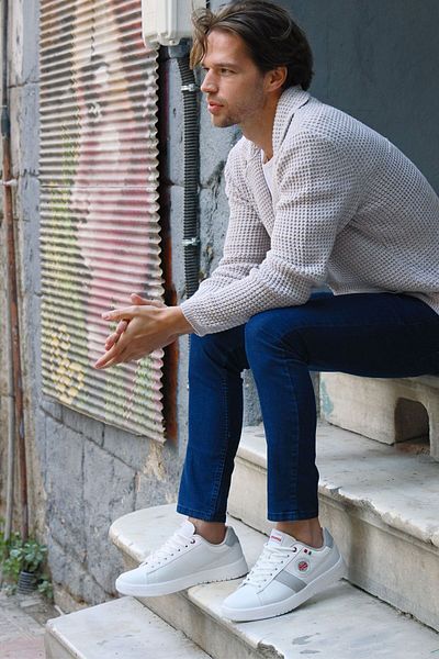 Jump 27796 Λευκό Ανδρικό Αθλητικά Παπούτσια Casual Sneakers