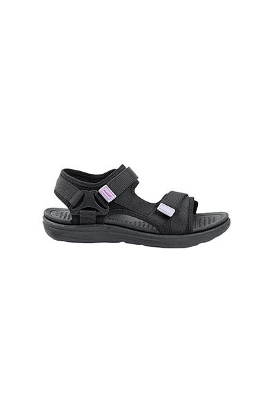 Jump 29925 Sandale model negru și liliac