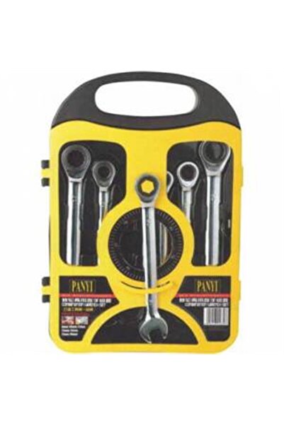 INDUSTRO 7 قطع مفتاح ربط مركب بسقاطة