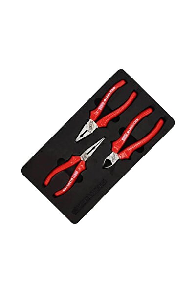 İzeltaş Opak Seri 160 Mm Pense Yankeski Kargaburun Seti 3 Parça