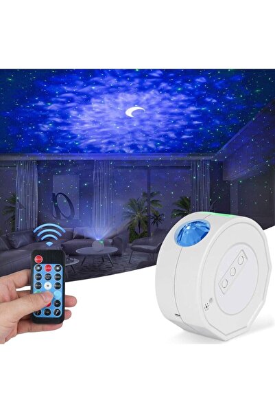 Genel Markalar Bring Starry usb Okyanus Yıldızlı Gökyüzü Lazerli Projeksiyon Işık Gece Lambası