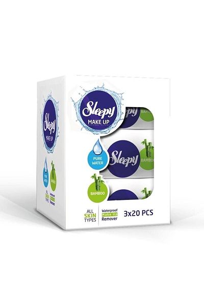 Sleepy Makeup Remover Wipes Bamboo