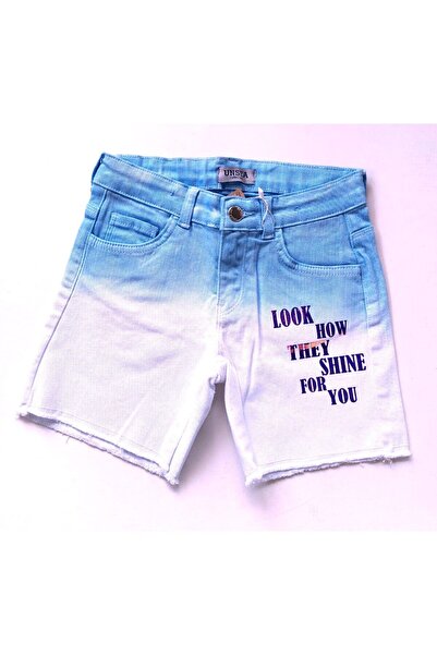 nk kids الفتاة كيف شورت الدنيم