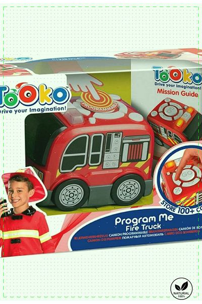 OMZ Silverlit Tooko 1-Piece Programmable Fire Truck Set - Male Developing Educational Toys
