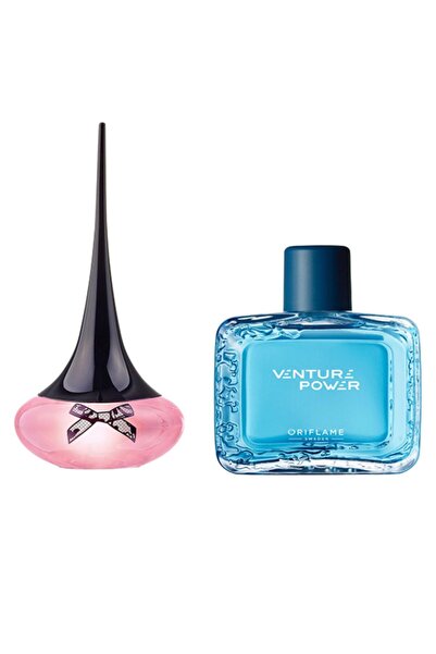 Oriflame Love Potion Secrets Edp 50 ml Kadın + Venture Power Edt 100 ml Erkek...