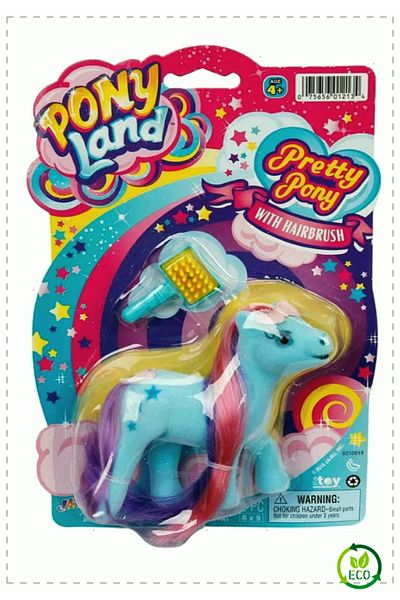 OMZ Pony Land Cute Montessori Educational Toy - Girls Boys, 1 Natural