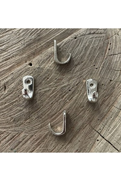 DMR DEKORATİF 2CM MİNİ ASKI NİKEL RENK MİNİ KANCA TESBİH ASKISI 12 ADET 2CM