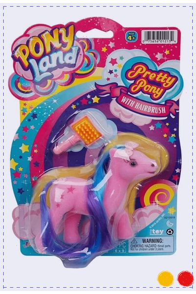 OMZ Pony Land Cute Montessori Educational Toy - Girls Boys, 1 Natural