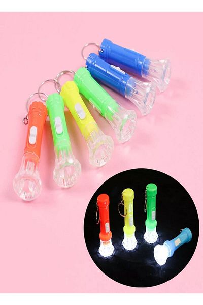 Hyd 5 Lighted Flashlights - Karneye Gift with Keychain