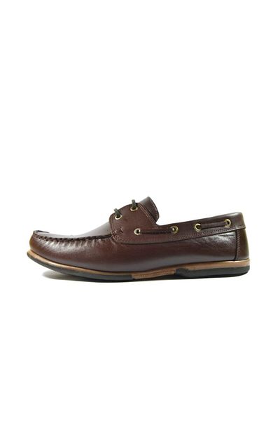Riverland Y-03 Genuine Leather Brown Casual Men's Shoes