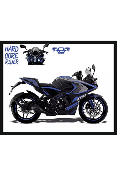 Bajaj Rs200 Sticker Seti full Set Sticker Parlament Mavi