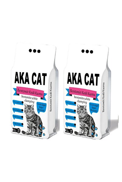 AKACAT Kokusuz Kedi Kumu 10 Lt x 2 Adet