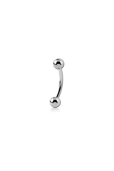 artemis gümüş Düz Toplu 16mm Kaş Piercing