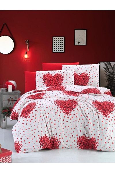 CARWEN TEKSTİL Double Cotton Elastic Sheet Set Ranforce Fabric