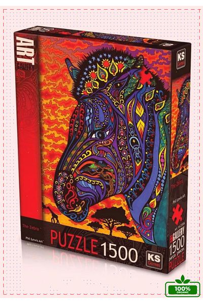 OMZ 1Pcs Ks the Zebra 1500 Pieces Puzzle Girls Toys Boys Kids Educational Montessori Toys