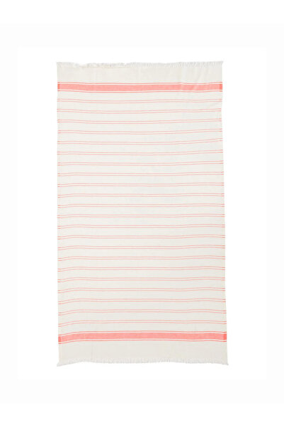 LC Waikiki LCW HOME Смугастий рушник для ванної кімнати з бахромою 90x165 см