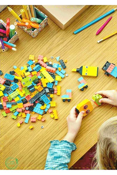 OMZ Neon Color Montessori Toy for 5 Years Old Girls and Boys with Pieces - 333 Pieces