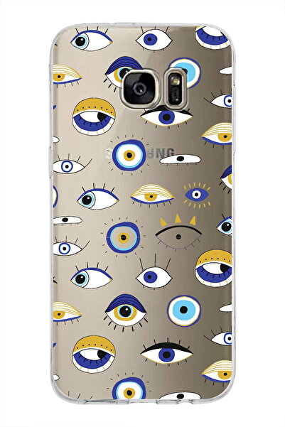 PrintiFy 1mm Slim Fit Evil Eye Bead 2 Printed Transparent Case Compatible wit...