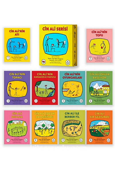 dokuzyayinlari 1.Sınıf Cin Ali Serisi ( 10 Kitap ) 200 Sayfa