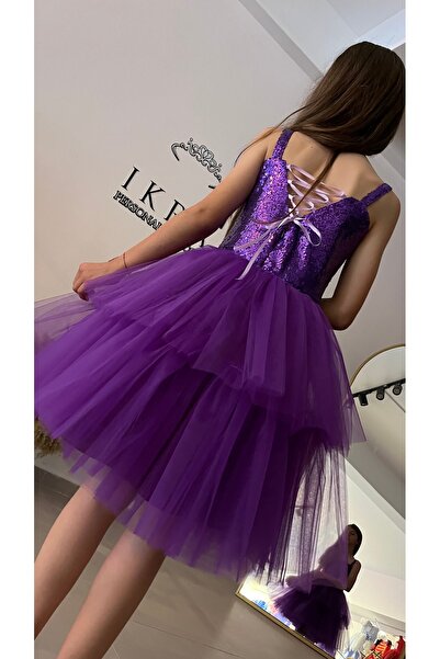 İkrabutikbursa Rochie de seara pentru fete mov