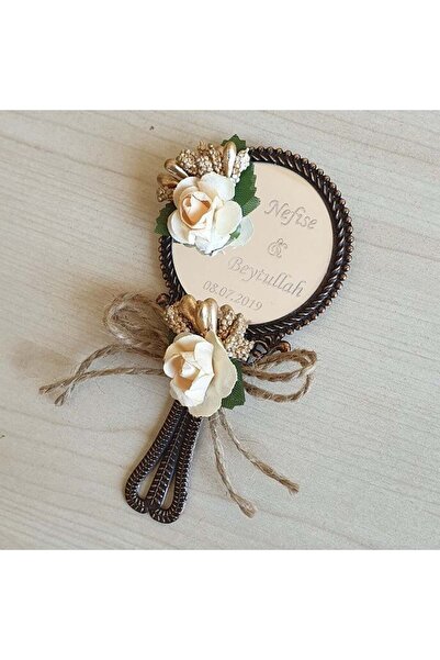 Mekece Nikah Şekeri Söz Nişan Düğün Hediyelikleri Metal Ayna Modeli Nks-01 - ...