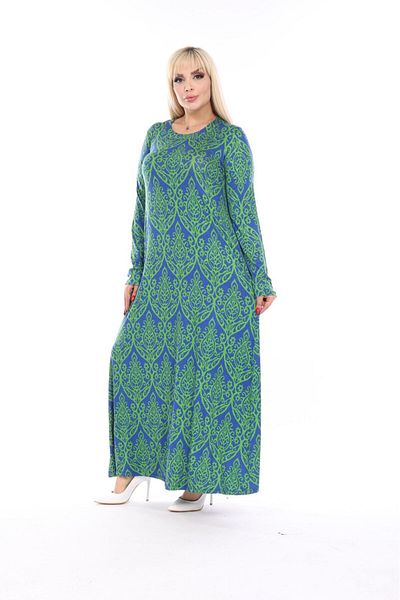 mezura tekstil Plus Size Viscose Combed Cotton - Maxi Φόρεμα Κατάλληλο για Hijab