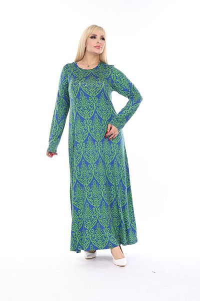 mezura tekstil Plus Size Viscose Combed Cotton - Maxi Φόρεμα Κατάλληλο για Hijab