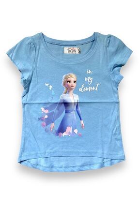 Pink Hippo Kids K z Cocuk Frozen Elsa Bask l T shirt Fiyat Yorumlar Trendyol