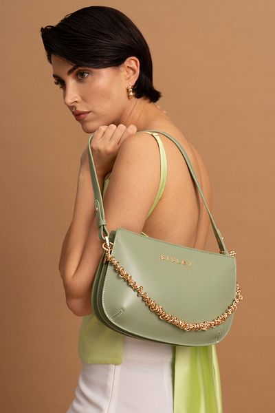 Sisley Geantă verde pentru femei - SLY011