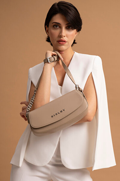 Sisley Nude Colored Women's Handbag - Sly018