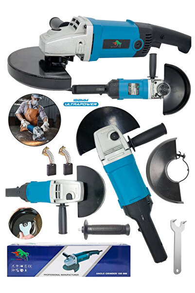 DAFLONG Büyük Boy 180mm Taşlama Makinesi Metal Kesme Spiral Jet Taşı 180mm Ta...