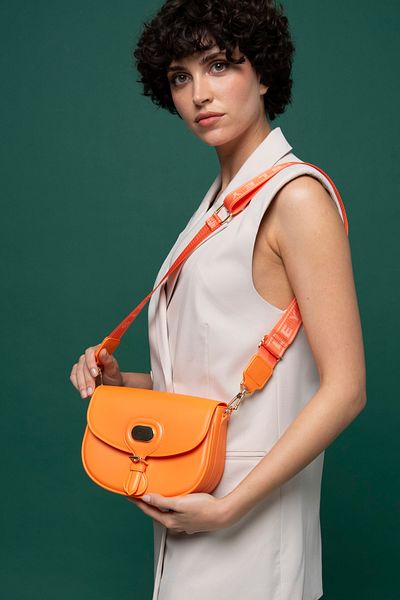 Sisley Geantă portocalie - SLY003 pentru femei