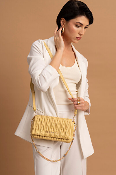 Sisley Geantă galbenă pentru femei - SLY059