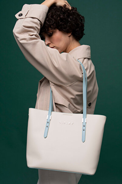 Sisley Beige-Blue Women's Arm Bag - SLY122