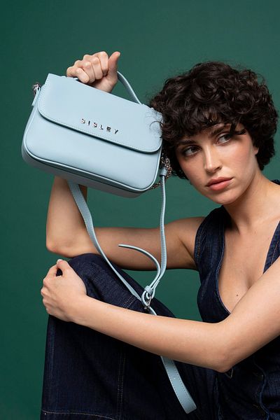 Sisley Geantă Crossbody albastră pentru femei - SLY055