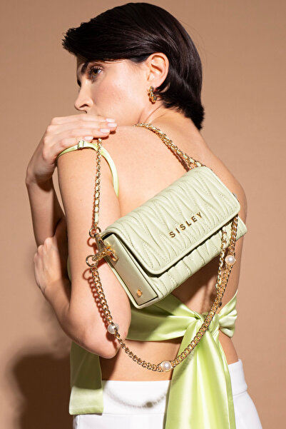 Sisley GEANTĂ DE MÂNĂ FEMEI VERDE SLY058