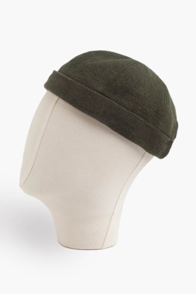 hateko Unisex Khaki Winter Over-Ear Hat