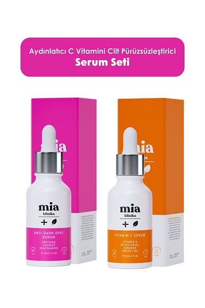 mia klinika Vitamin C Brightening and Smoothing Serum - Set of 2 30 ml