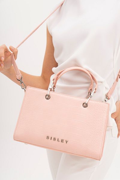Sisley Geantă de mână roz pentru femei - SLY117